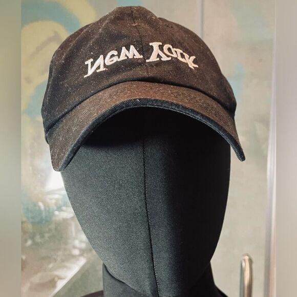 Assembly New York Hat - Unisex Hat - Black White - Y2k Adjustable Baseball Cap - Picture 1 of 10